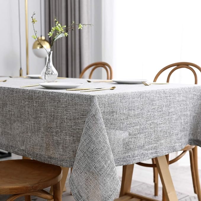 maxmill Flaxy Faux Linen Tablecloth - Image 2