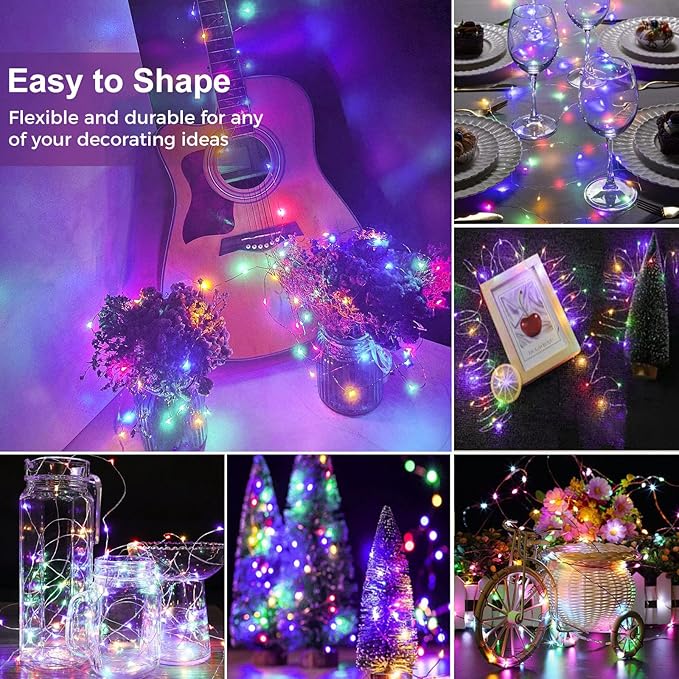 kolpop 30 Pack LED Fairy Lights Battery Operated, Mini Twinkle String Lights - Image 3