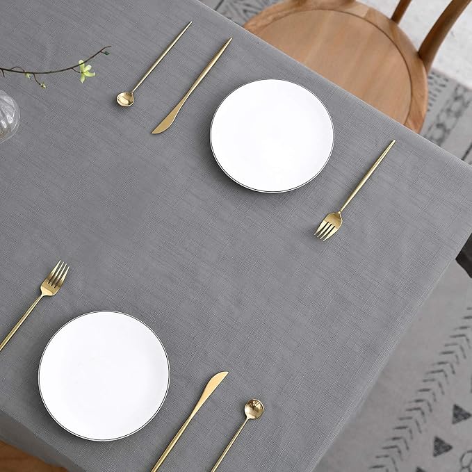 maxmill Lux Faux Linen Tablecloth - Image 3