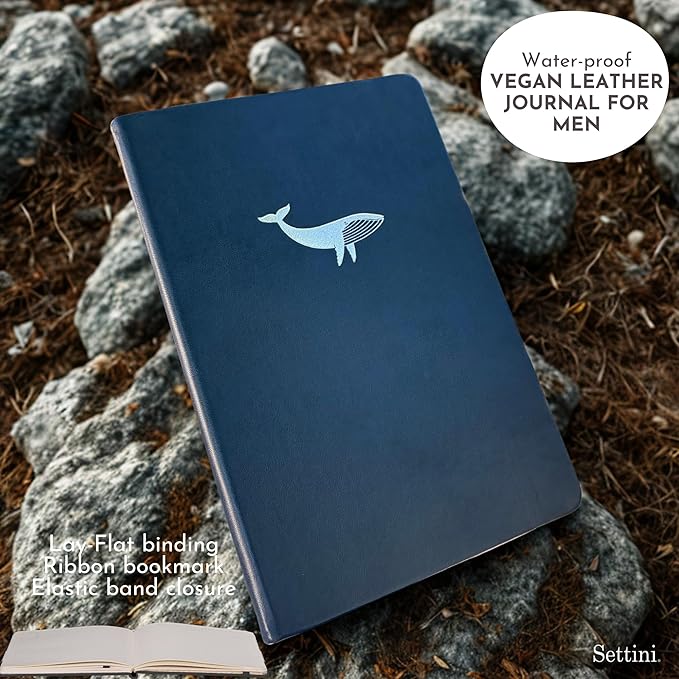 SETTINI Lined Journal, 192 Archival-Quality Pages, QuillEase Bleed-Free Paper - Image 9