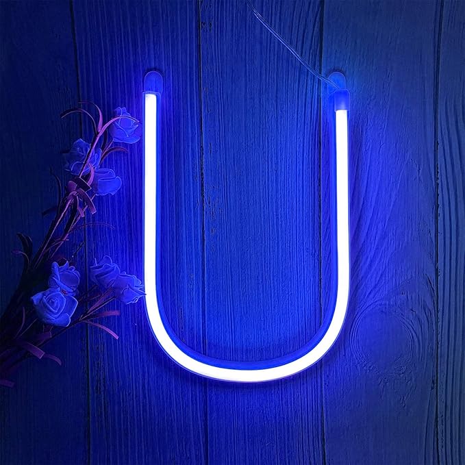 ENUOLI Blue Neon Letter Sign by ProfessionalinNeonLights
