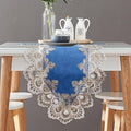Vintage Lace Dining Table Runner, 120 Inches Floral Coffee Table Runners by Fhberni