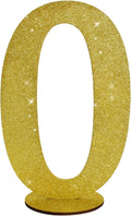 TONIFUL 11.8 Inch Gold Glitter Numbers Table Centerpieces 0-9 Birthday Party by TONIFUL