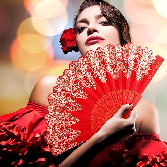 Geetery 30 Pcs Folding Hand Fan - Image 4