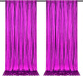 Back Drop Curtains for Parties 9.6x8FT Purple Background Drapes Shimmer Photo by MoKoHouse
