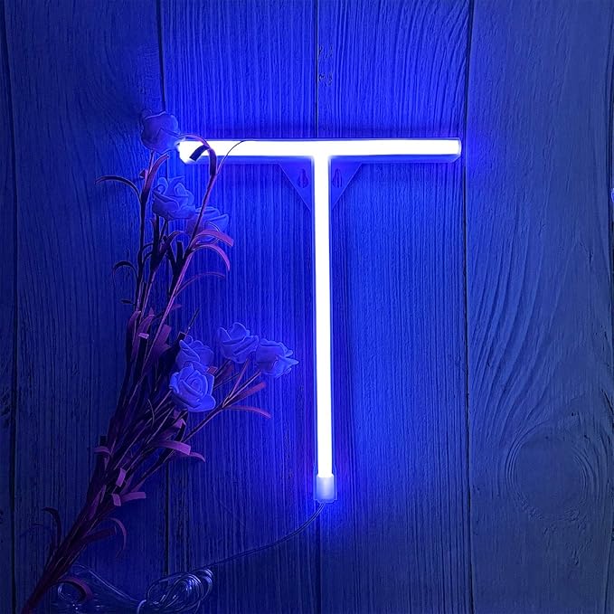 ENUOLI Light Up Letters Neon Signs, Birthday Party, Valentine’s Day Word-Blue by ProfessionalinNeonLights