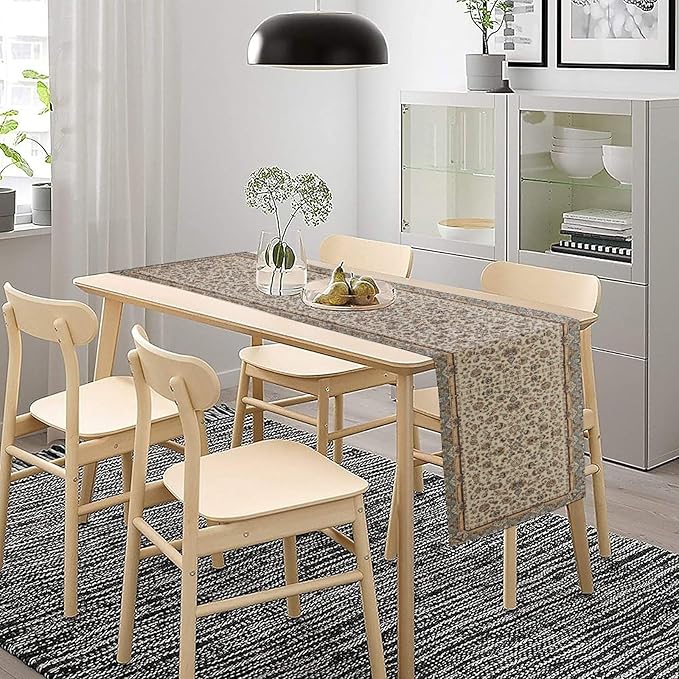 Farmhouse Vintage Flower Table Runner Morris Floral Farmhouse Rustic Coffee - Image 3