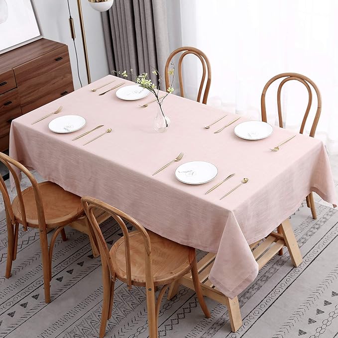 maxmill Lux Faux Linen Tablecloth - Image 3