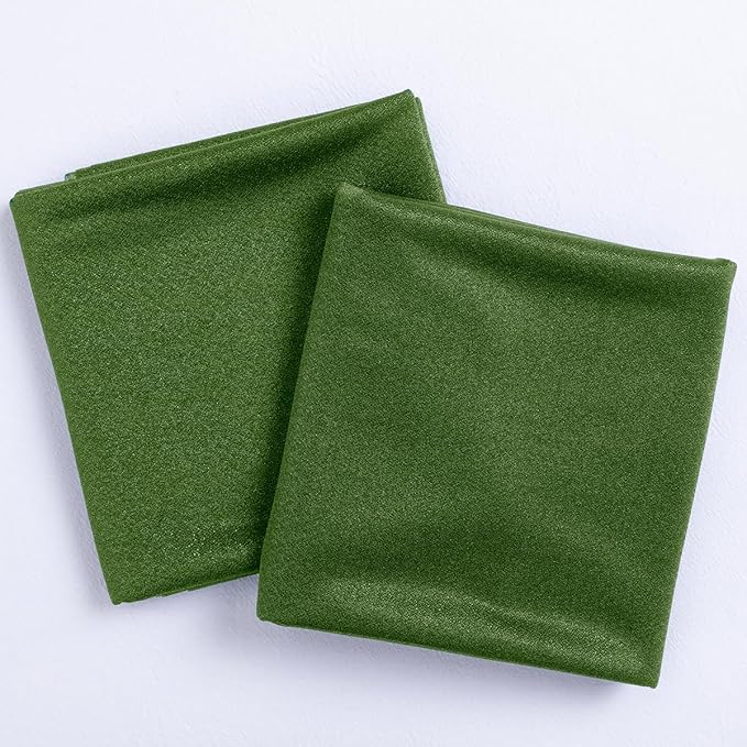 Socomi Olive Green Wedding Arch Draping Fabric 29" x 20Ft 1 Panel Sheer Outdoor - Image 2