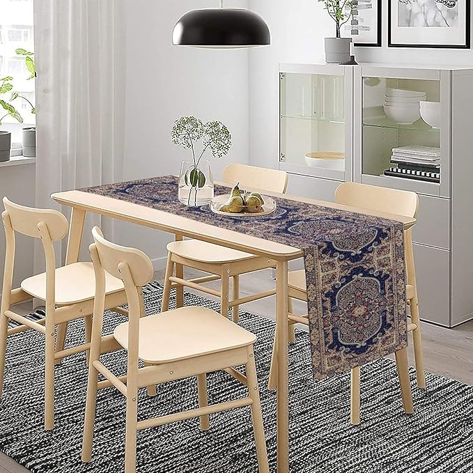 Boho Floral Vintage Table Runner - Image 4