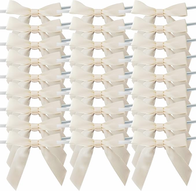 50pcs 2-1/2" Mini Satin Ribbon Bows - Image 2