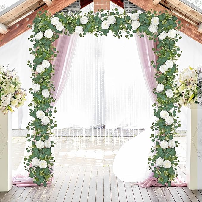 2PCS Artificial Eucalyptus Flowers Garland - Image 6