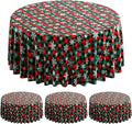 Jectivs 3Pcs Christmas Buffalo Plaid Snowflake Party Tablecloths Decorations by JectivsPartyDecorations