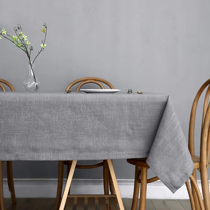 maxmill Lux Faux Linen Tablecloth - Image 2