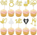 30 PCS Bride to Be Cupcake Toppers Glitter Wedding Cupcake Toppers I Do Love by ZHUOWEISM