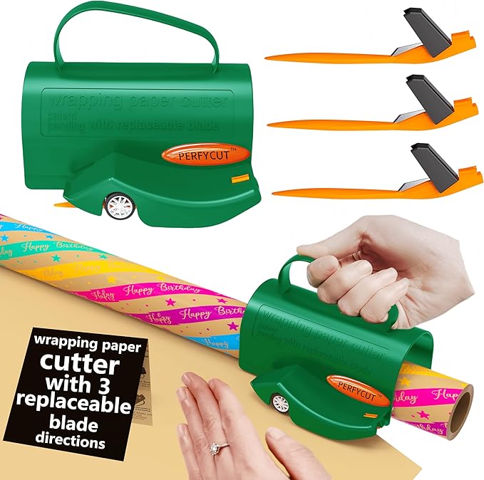 Wrapping Paper Roll Cutter Tool by PERFYCUT