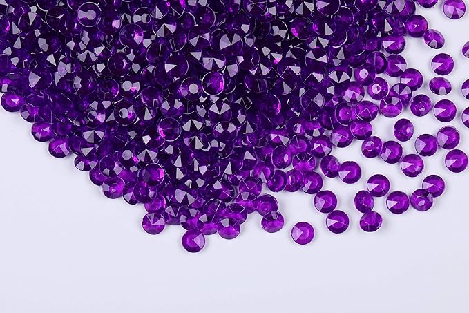 2000pcs Platic Acrylic Gems Fake Acrylic Diamonds Vase Filler Beads Faux by WelcometoGintoaria