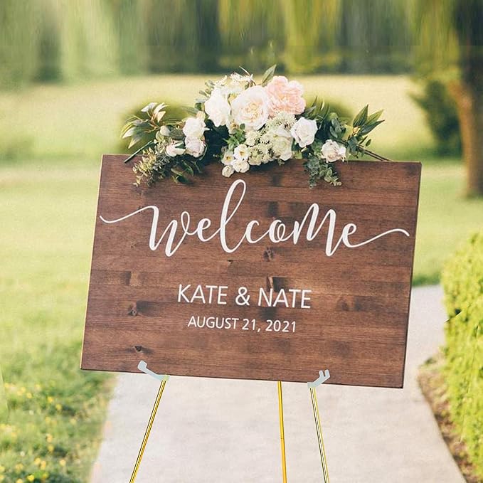 Easel Stand for Sign 63'' Art Easels for Display Wedding Welcome Poster Stand - Image 2