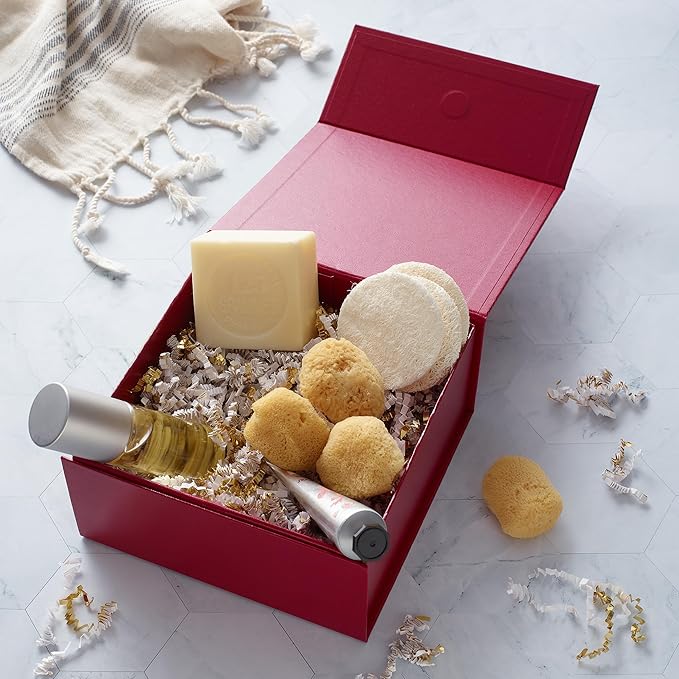 CECOBOX - Gift Boxes with Lids for Presents 6"x6"x2.75" - Matte, Collapsible - Image 5