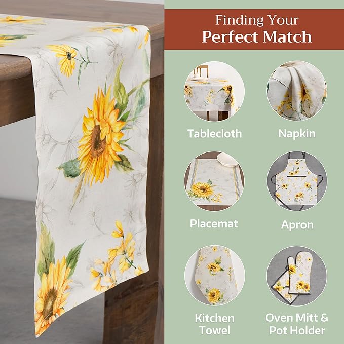 Maison d' Hermine Table Runner 100% Cotton Single Layer Table Runners 108 - Image 5
