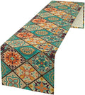 Boho Floral Table Runner, Vintage Bohemian Style Table Runner by Unknown