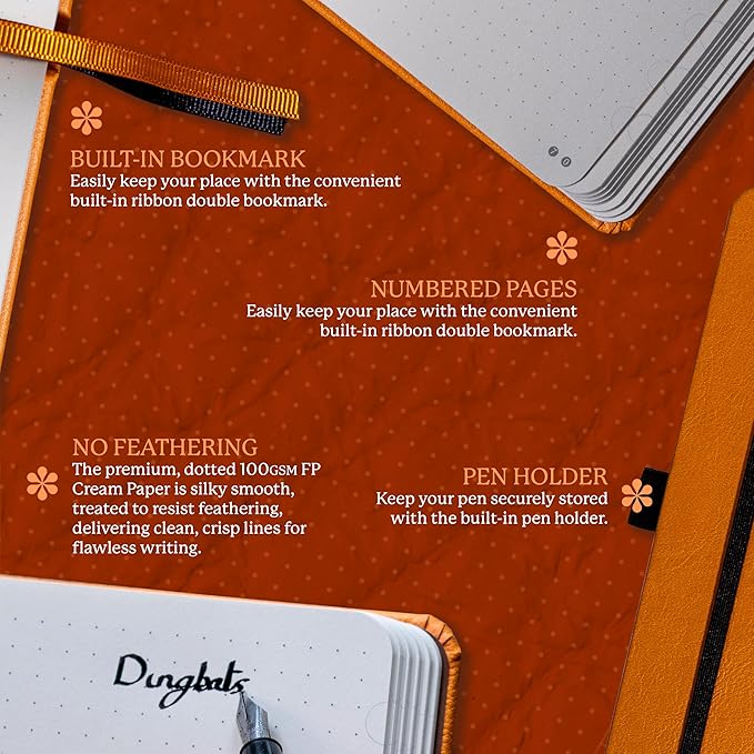 Dingbats* Earth Dotted Writing Journal Notebook A5 - Image 3