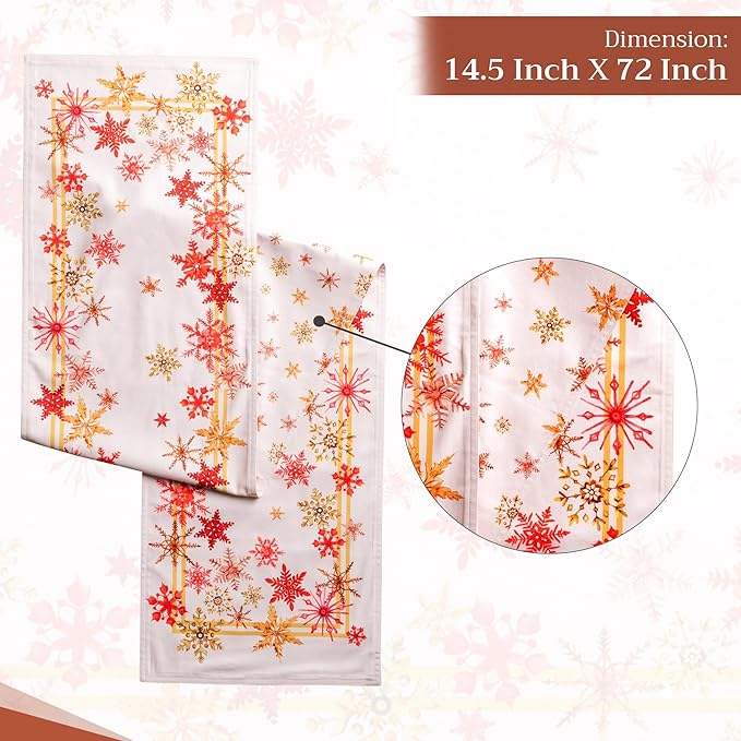 Maison d' Hermine Table Runner 100% Cotton Double Layer Table Runners 72 inches - Image 4
