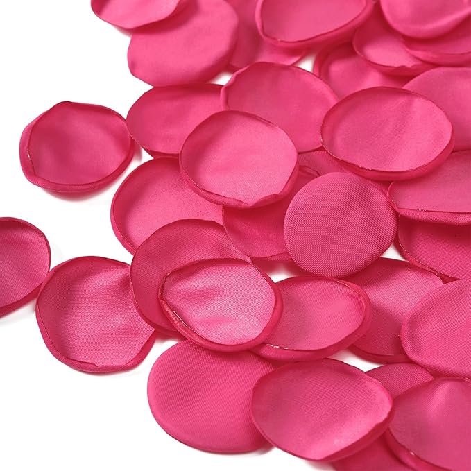 TINGE TIME Silk Flower Petals for Wedding Decoration by TINGETIME