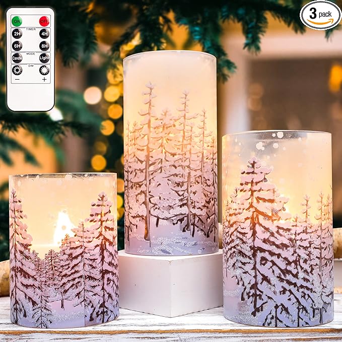 Silverstro Christmas Tree Flameless Candles by Silverstro