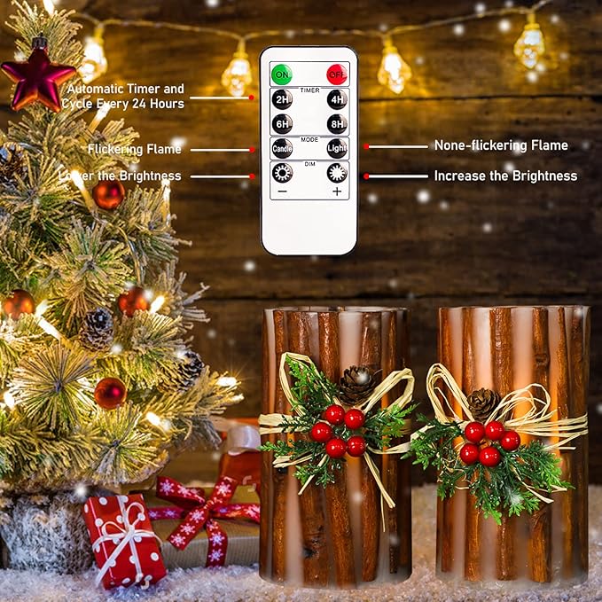 Silverstro Christmas Fake Candles - Image 4