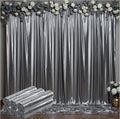 Outpain Thick 30 ft x 10 ft Black Black Sequin Backdrop Curtain by Outpain