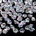 DomeStar Dazzling Fake Ice, Iridescent Clear Gem Stones Vase Fillers DIY Crafts by DOMESTAR