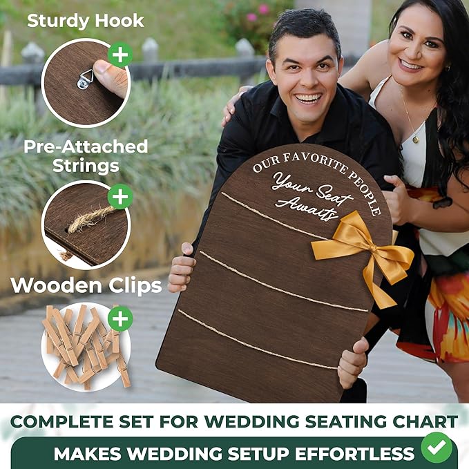 STOFINITY Wedding Seating Chart Board Display - Image 5
