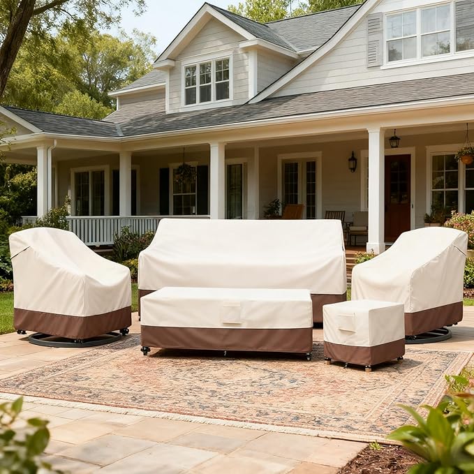 okcool Outdoor Swivel Chair Cover 2 Pack, Patio Chair Covers Waterproof - Image 6