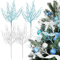 8 Pcs Blue White Coastal Ornaments by Vercraft