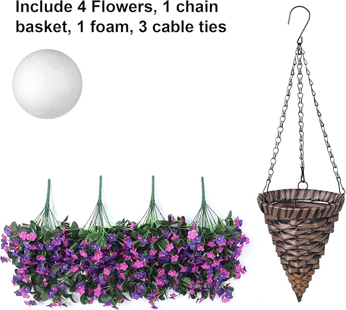 Artificial Fake Hanging Flowers - Image 6