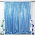 ShiDianYi 4FTX6FT-Baby Blue-Sequin Photo Backdrop, Party/Prom Photography by ShiDianYi