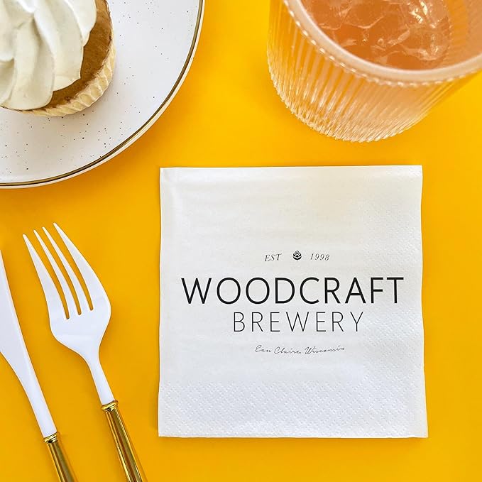 Big Dot of Happiness Custom Logo Party Napkins, Personalized Corporate Branded - Image 2