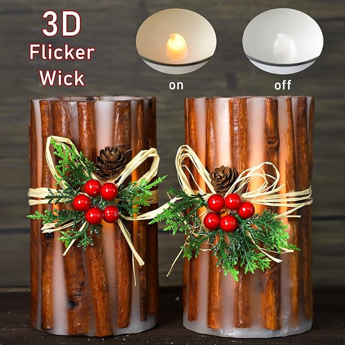 Silverstro Christmas Fake Candles - Image 5