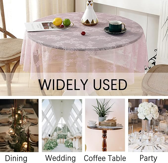 Jeloris Round Lace Tablecloth - Image 6