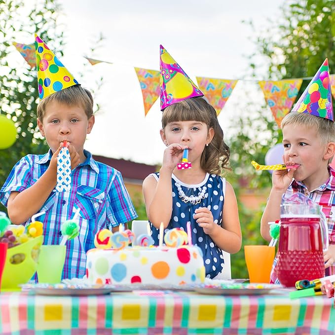 Hedume 200 Pieces Party Blower, Noisemakers Blowouts Whistles, Colorful - Image 6