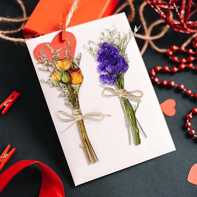 10/12/24 Pack Dried Flowers for Vase Various Mini Bouquet Dried Small - Image 6