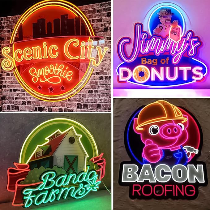 Custom Neon Sign, Personalized UV Printed LED Neon Sign LoGo Customizable - Image 5
