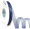 Ribbli Navy Organza Ribbon, 1/2 Inches x Continuous 50 Yard, Cookie Wrapping by Ribbli