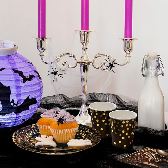 Black and Gold Party Supplies - Image 5