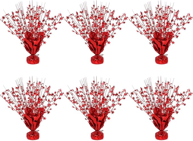 6 Pack Star Table Centerpieces for Party, Birthday Table Decorations for Kids by Unknown