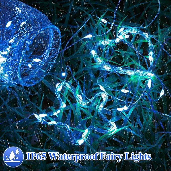 Lakumu 6 Pack Fairy Lights Battery Operated -7FT 20LED String Lights Silver - Image 3