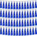 4P Blue Foil Fringe Metallic Tassel Streamers Banner Tassel Garland by HYSILLA