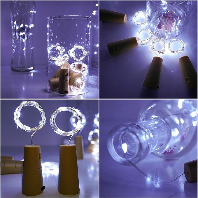 Bottle Lights 12 Pack 20 LEDs Cork Lights - Image 2