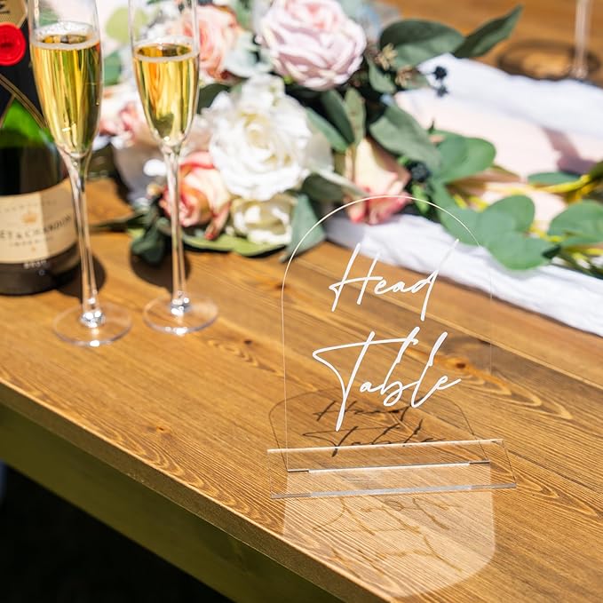 Clear Arch Acrylic Table Numbers - Image 6